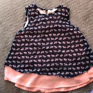kids elephant top!